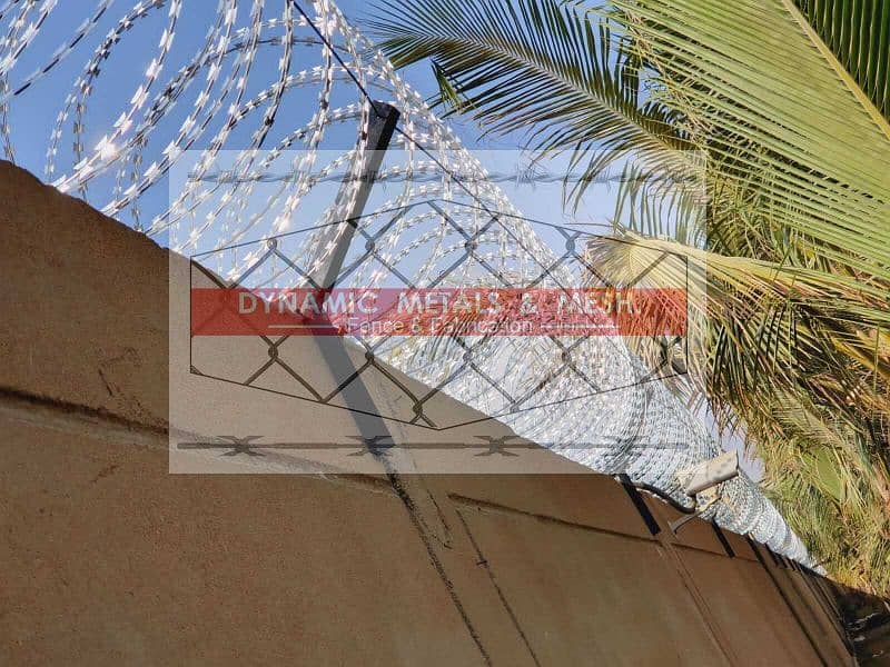 Chain Link fence or Chain jali, Barbed Wire, Razor Wire, Welded Mesh 13
