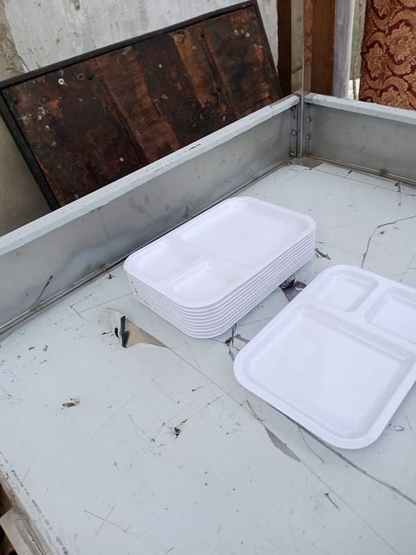 bun kabab and fries full setup.   Call03320344458 8