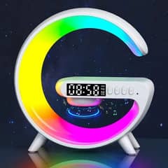 15w Multifunctional wireless charger pad stand speaker RGB nightlight