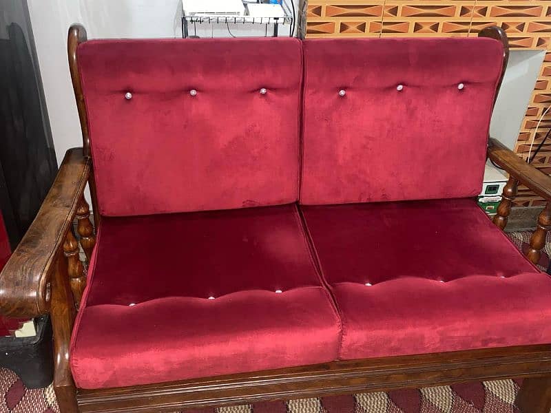 7 SEATER SOFA SET  pure shasham wood 6