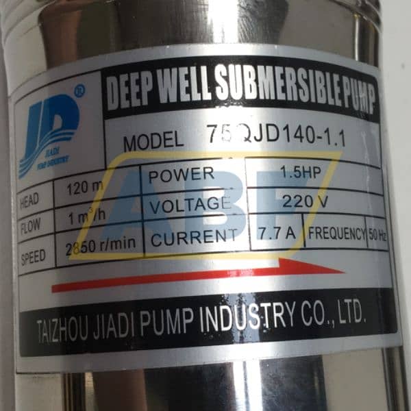 jd submersible pump 1.5hp/2hp/3hp in reasonable price 0