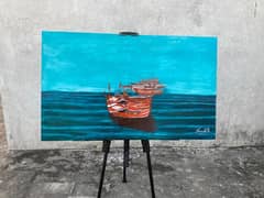 ships painting
