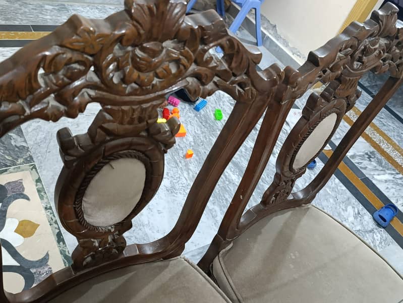 Dining Table with 6 Chairs – Chinyoti Style 0
