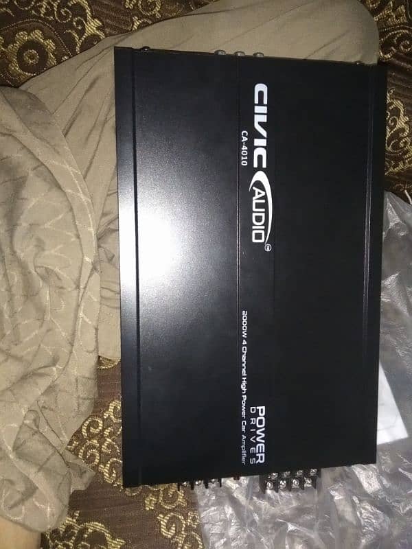 CIVIC AUDIO 2000watts 4 channel power full Amplifier CA-4010 model 6