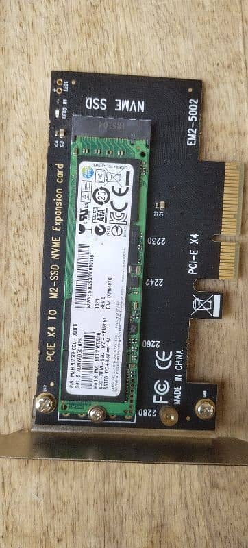 Msata 2 Nvme 256gb Hard with Lan Case 0