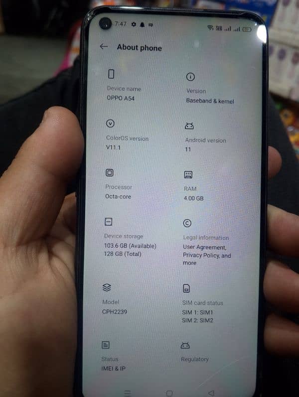 OPPO A54 CONDITION 10/10 6