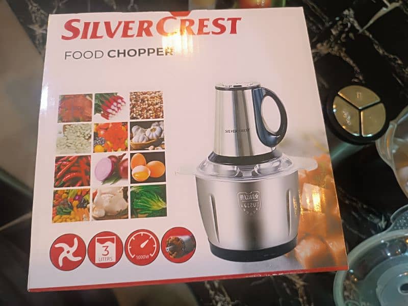 silver crest chopper new  1000watt motor. 15
