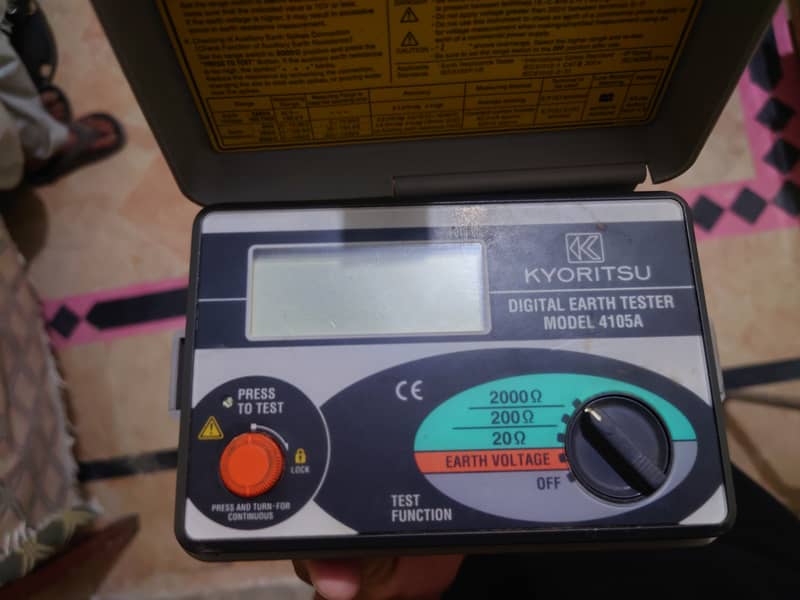 Kyoritsu 4105A earth tester 4