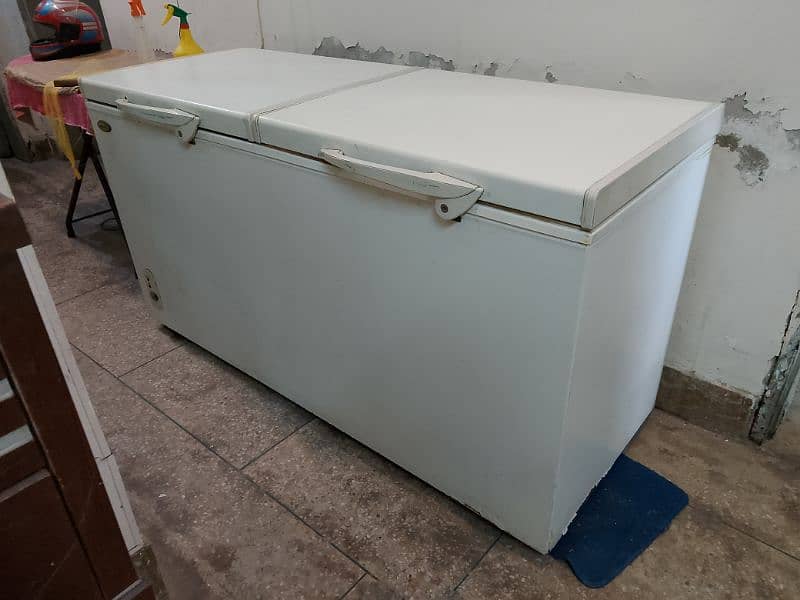 large double door invertor refrigerator fridge and freezer both 0
