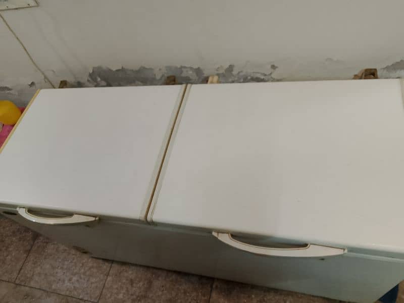 large double door invertor refrigerator fridge and freezer both 1