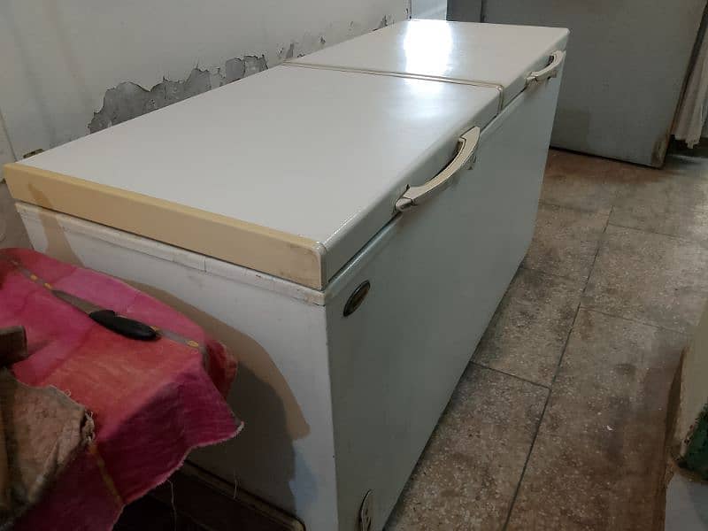 large double door invertor refrigerator fridge and freezer both 2