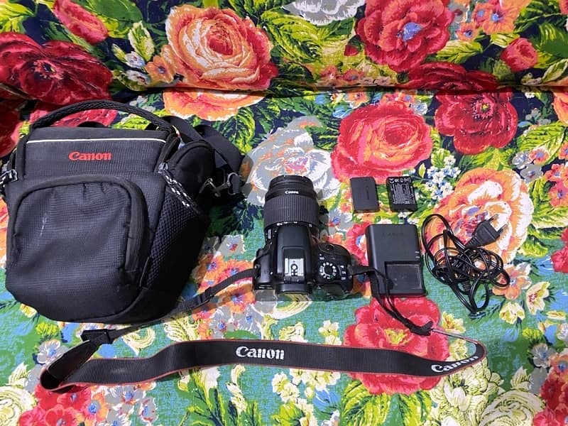 Canon 100d with 18-55mm is stm lens Touch screen DSLR Camera Only Sale 0