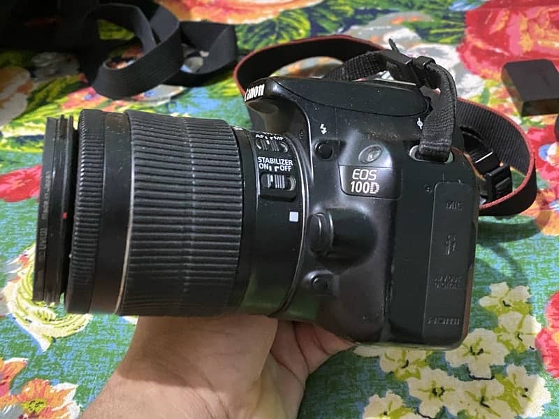 Canon 100d with 18-55mm is stm lens Touch screen DSLR Camera Only Sale 6
