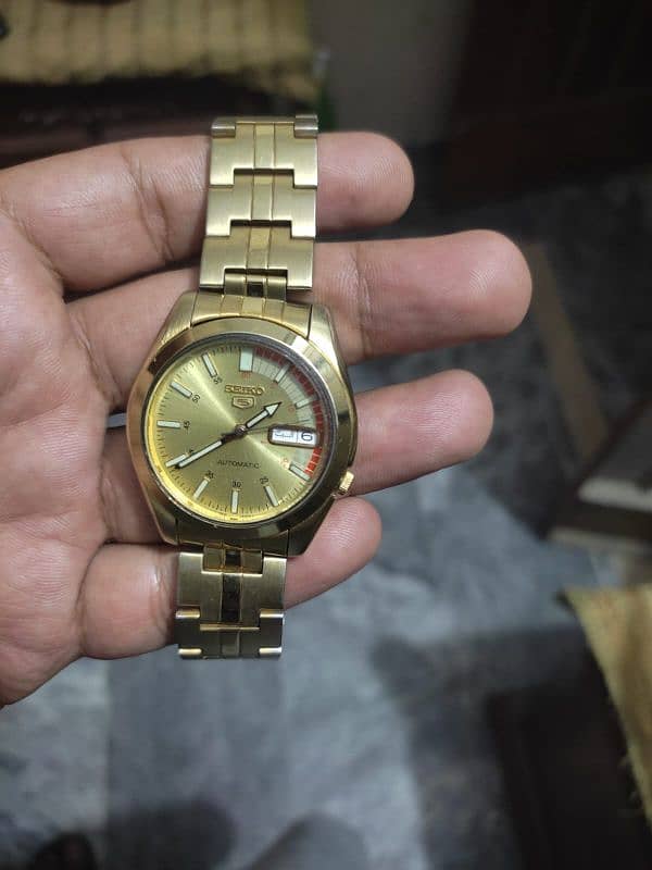 latest model original Seiko 5 21 jewels automatic like new Japan made 11