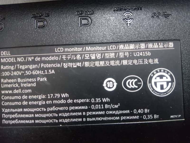 Dell 24 inch ips panel boderless ultrasharp series 5