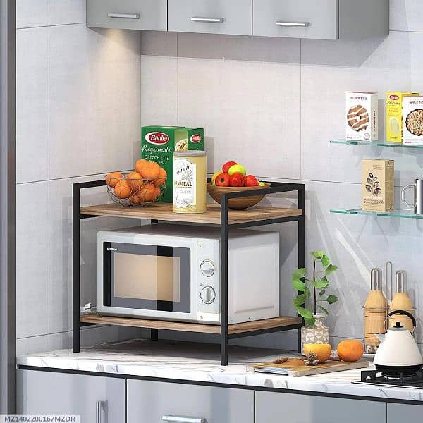 Premium oven rack,TWO TIER WOOD AND IRON RACK IMPORTED 0