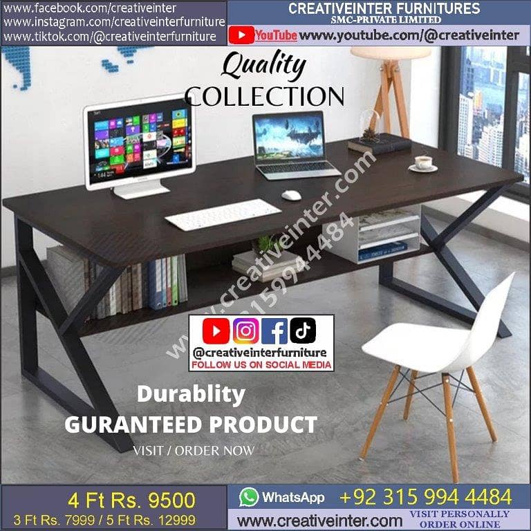 Office Table Study Table Working Desk Computer Gaming Table 11