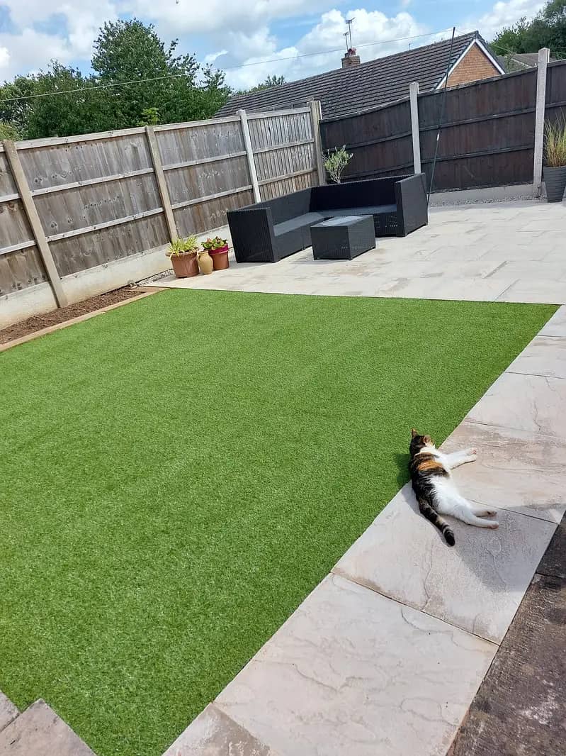 Natural Grass-Grass Flooring-Pedal Court- Grass Carpet Roll-Turf Gras 15