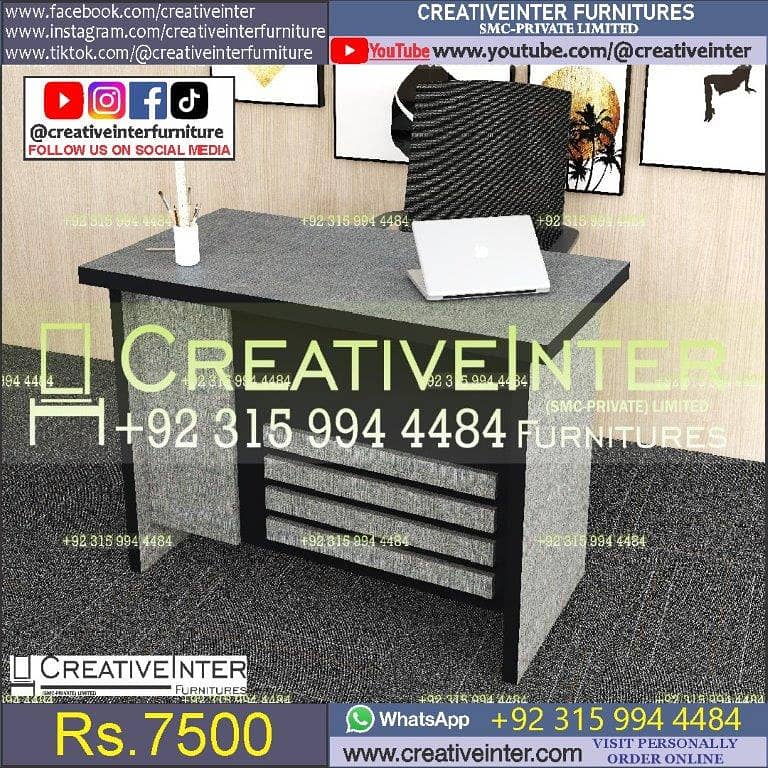 Office Table Study Table Working Desk Computer Gaming Table 17