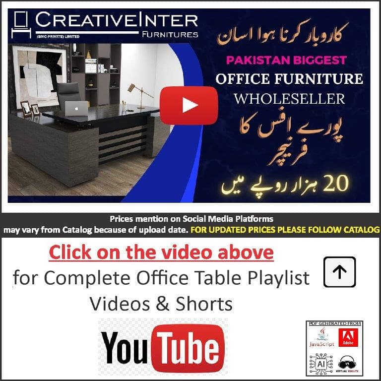 Office Table Study Table Working Desk Computer Gaming Table 19