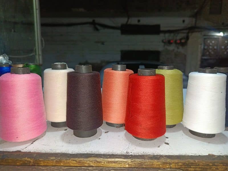 Silkie ( Embroidery/viscose) & Polyester & overclock Threads available 2