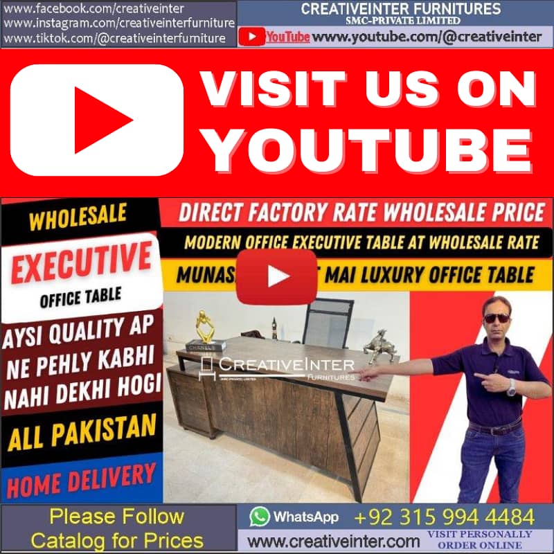 Executive office table manager desk chair workstation Meeting CEO 1
