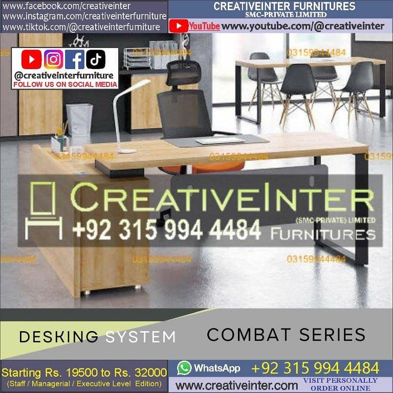 Office table Executive Chair Conference Reception Manager Table Desk 10