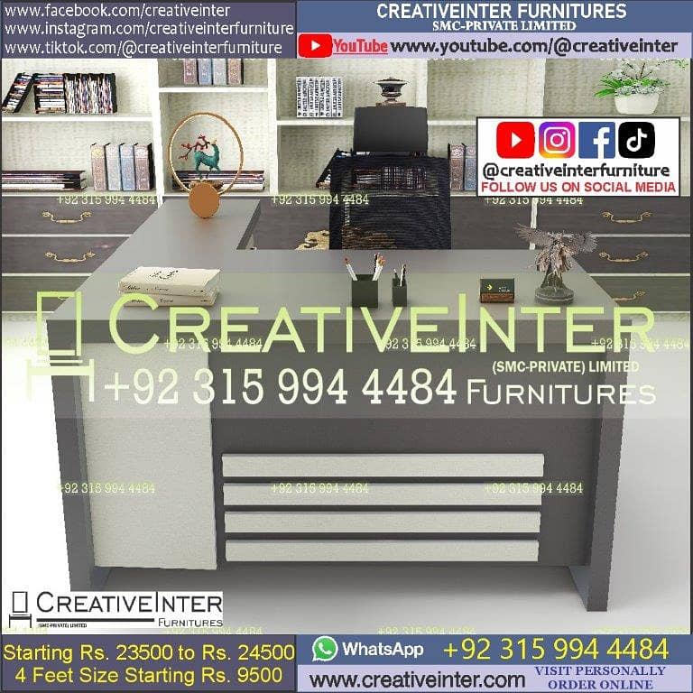 Office table Executive Chair Conference Reception Manager Table Desk 14