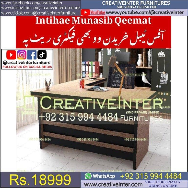 Office table Executive Chair Conference Reception Manager Table Desk 16