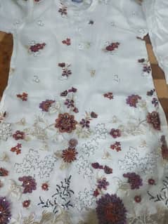 white chifon