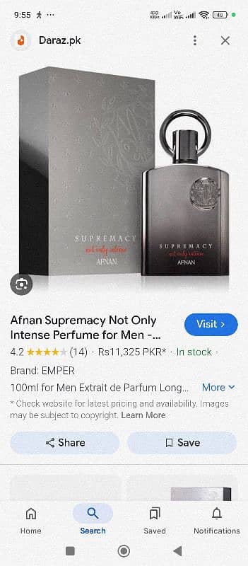 afnan supermacry Not only intense 0