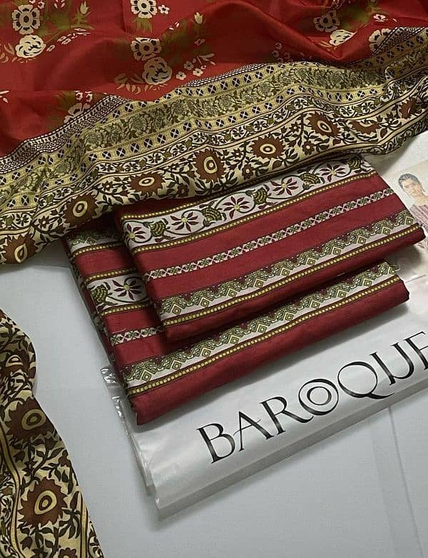 Multicolor printed suit set_3Pc 1