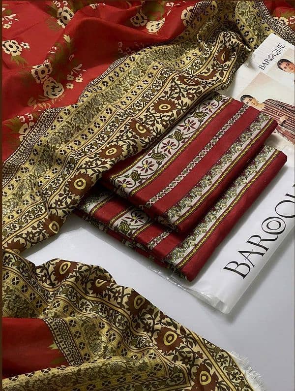 Multicolor printed suit set_3Pc 2