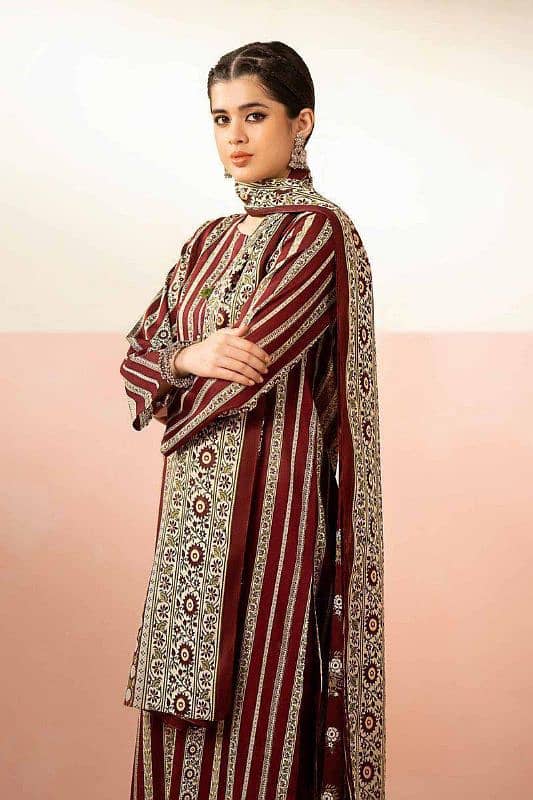 Multicolor printed suit set_3Pc 4