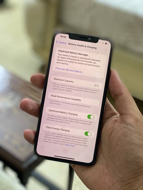 iPhone Xs Max 8
