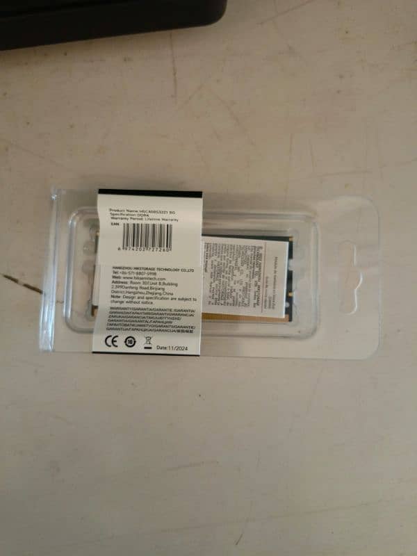 Hiksemi Laptop DDR4 8GB Ram Brand New 1