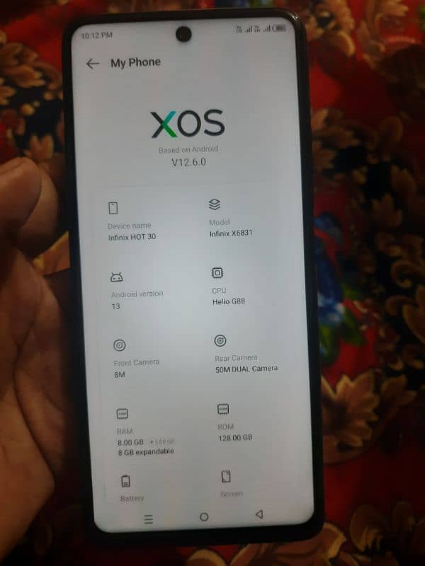 Infinix hot 30 8+8/128 2