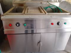 burger tawa and deep fryer