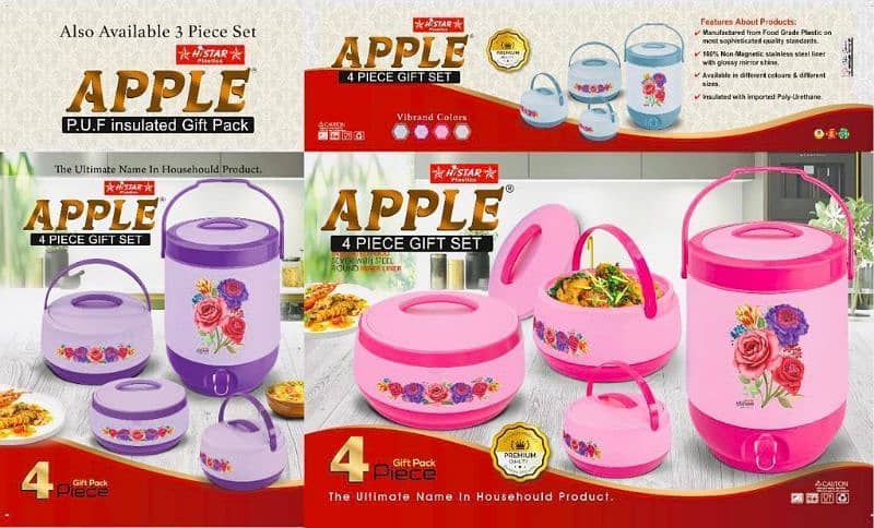 All type of crockery set available  Stainless steel Non-stick. 6