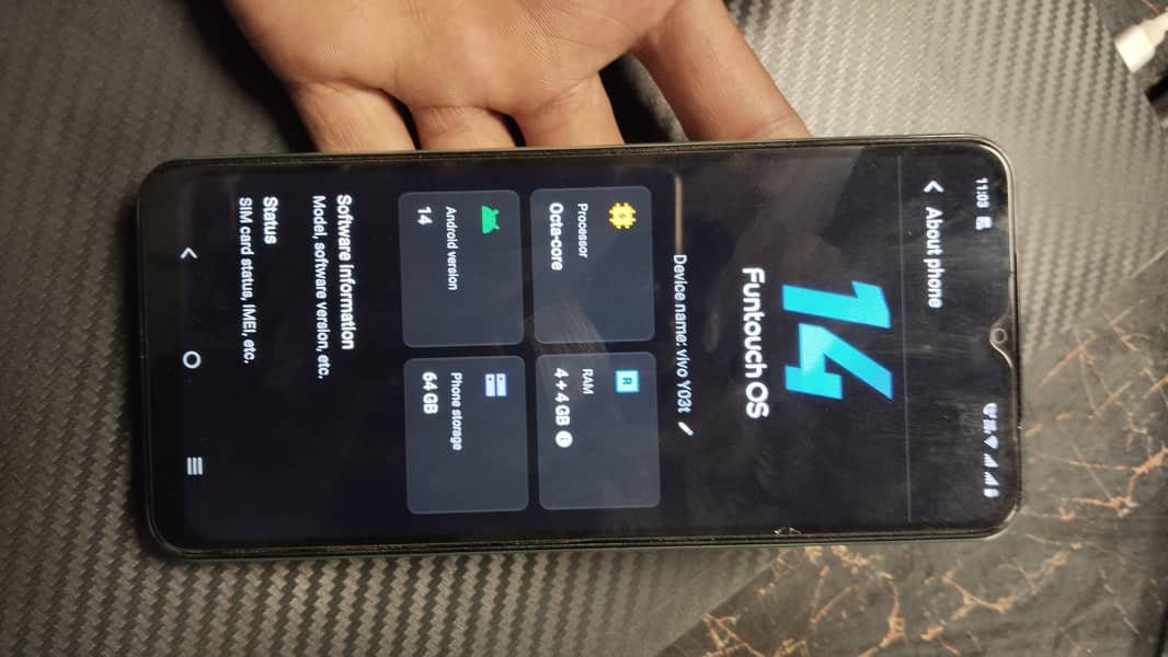 Vivo y03 4+4 GB ram 64 storage condition 10/10  6 month warranty. 6
