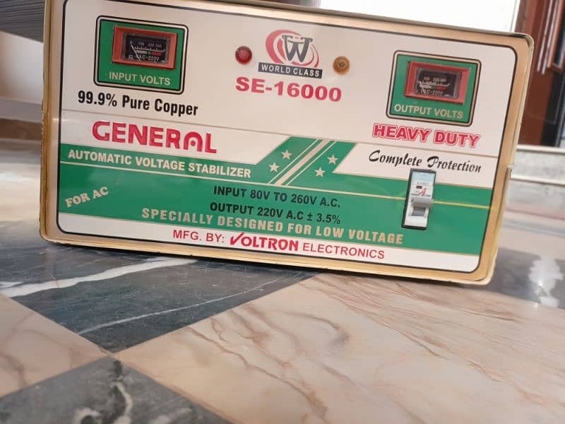 Automatic voltage stabilisers 16000watt 0