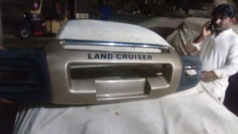front genuine new bumper for landcruiser 1