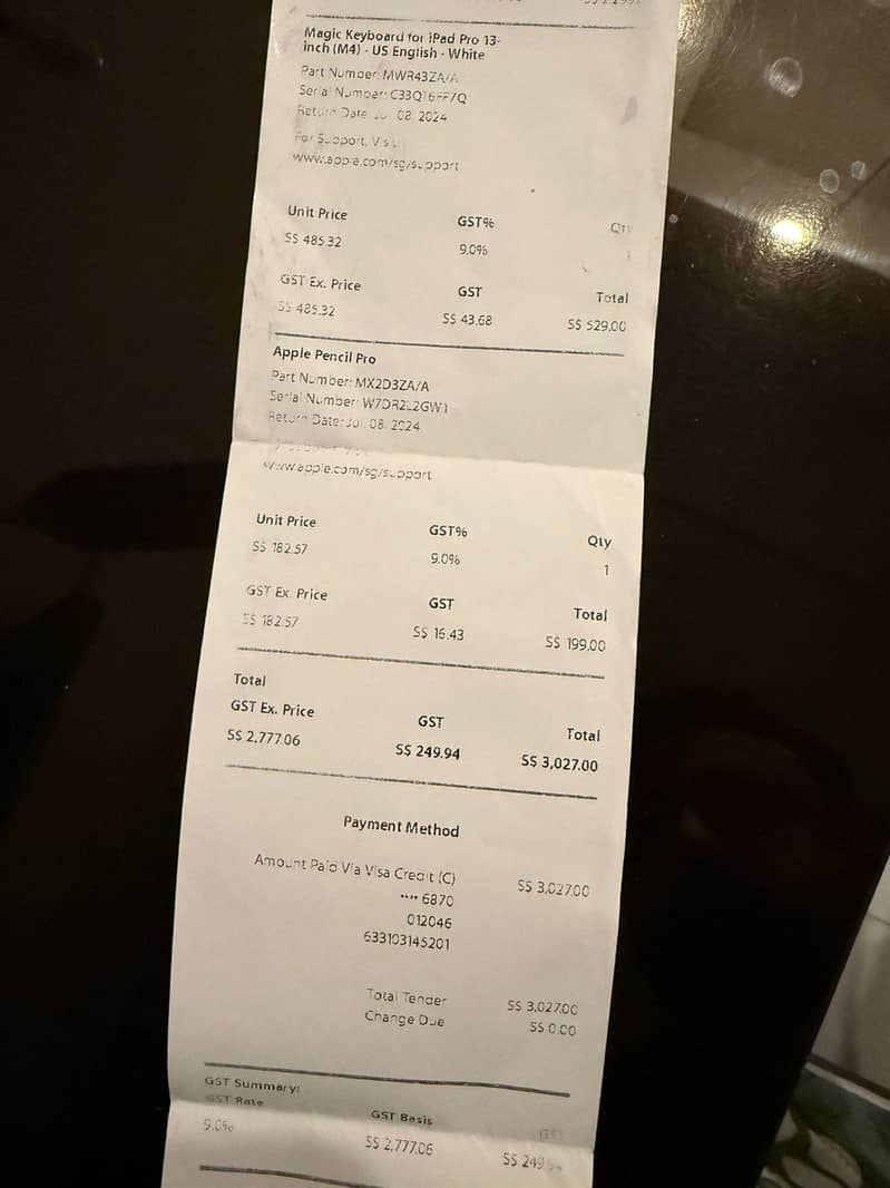 Apple Ipad Pro M4 13” with Keyboard & Apple Pencil 2 5