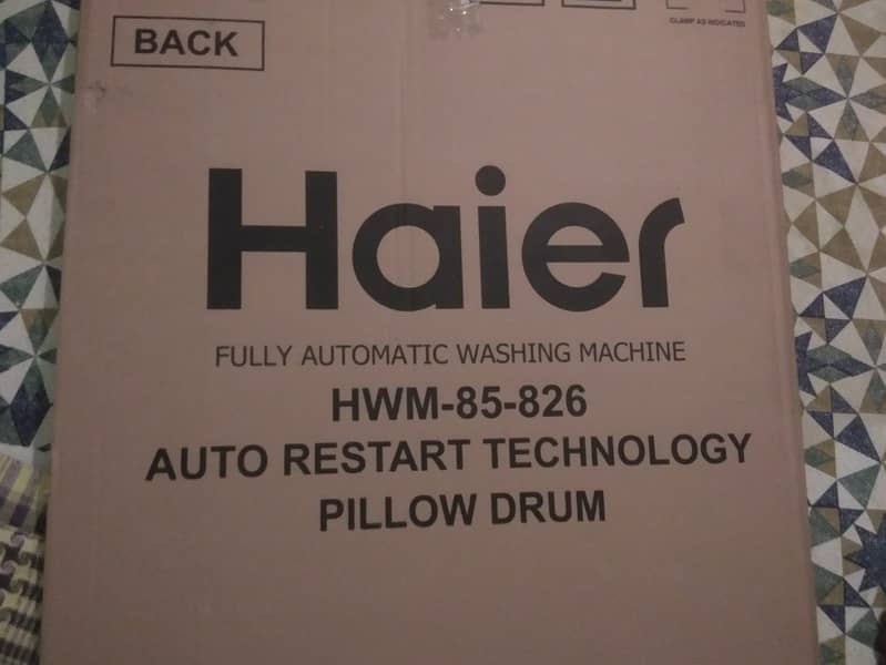 Haier HWM-85-826  fully automatic 3