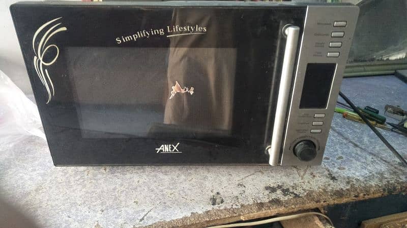 anix microwave oven with baking 0