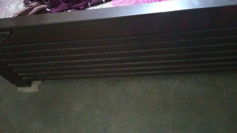 A Bed in new condition with 2 site tables and matris 3