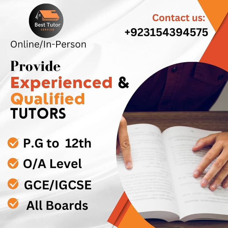 Best Tutor Service (Experienced and Qualified Tutors) 0