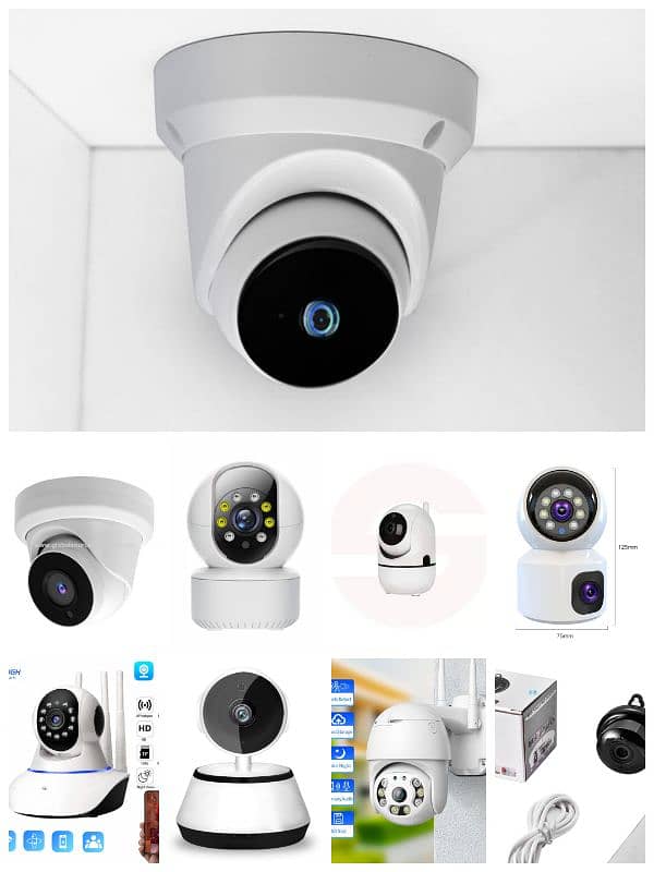 CCTV WiFi Smart Camera Portable Home Camera Easy Installation 0