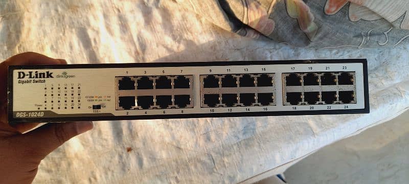 24 Ports D-Link Networking Switch 1