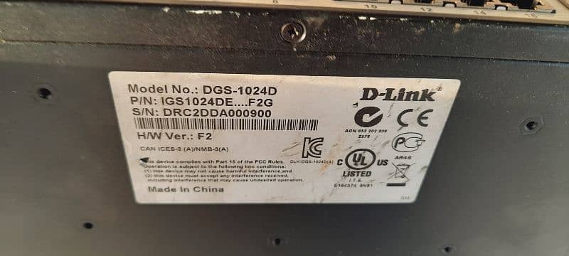 24 Ports D-Link Networking Switch 3
